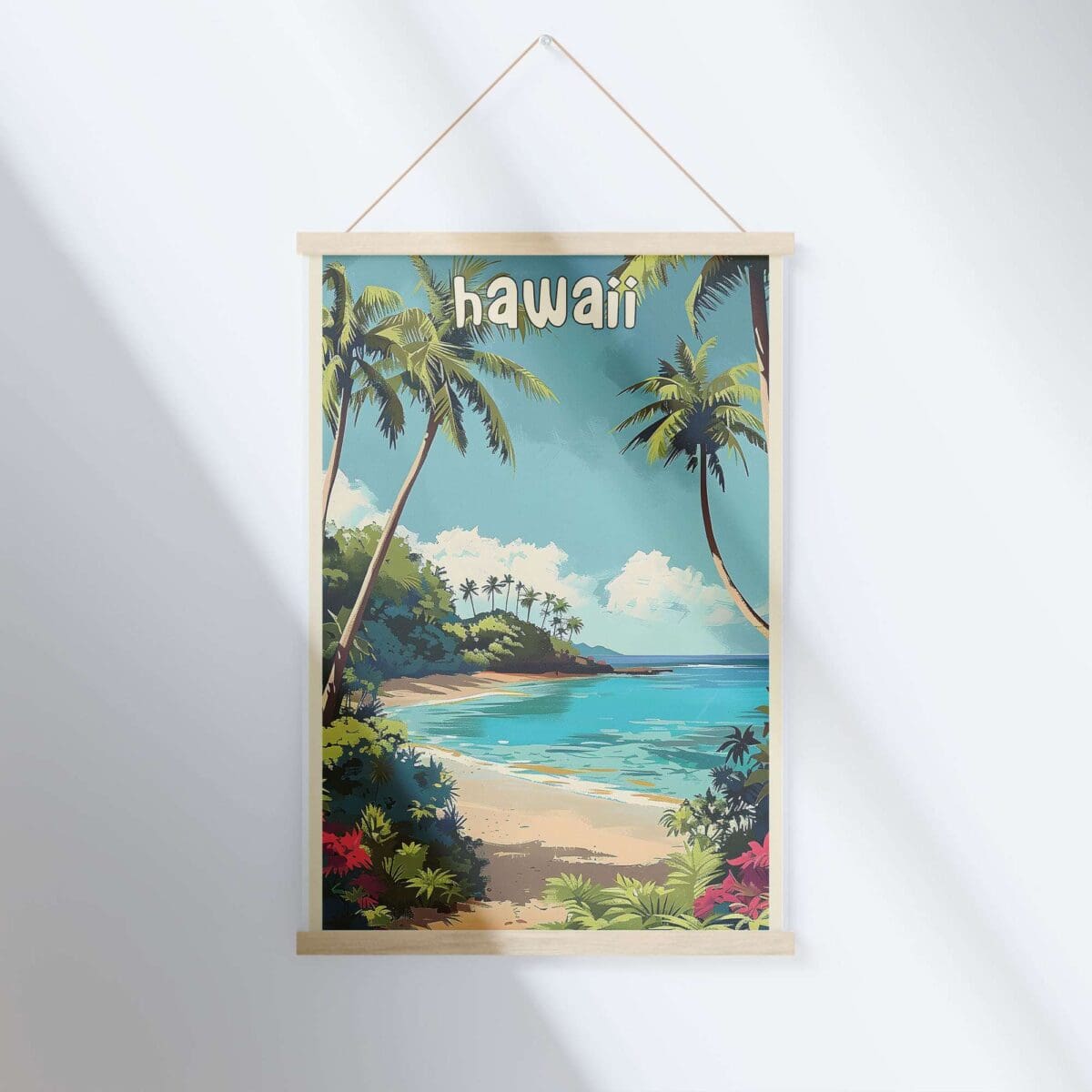 Hawaii Aloha Paradise Hanger Poster UnitedWorldMemories