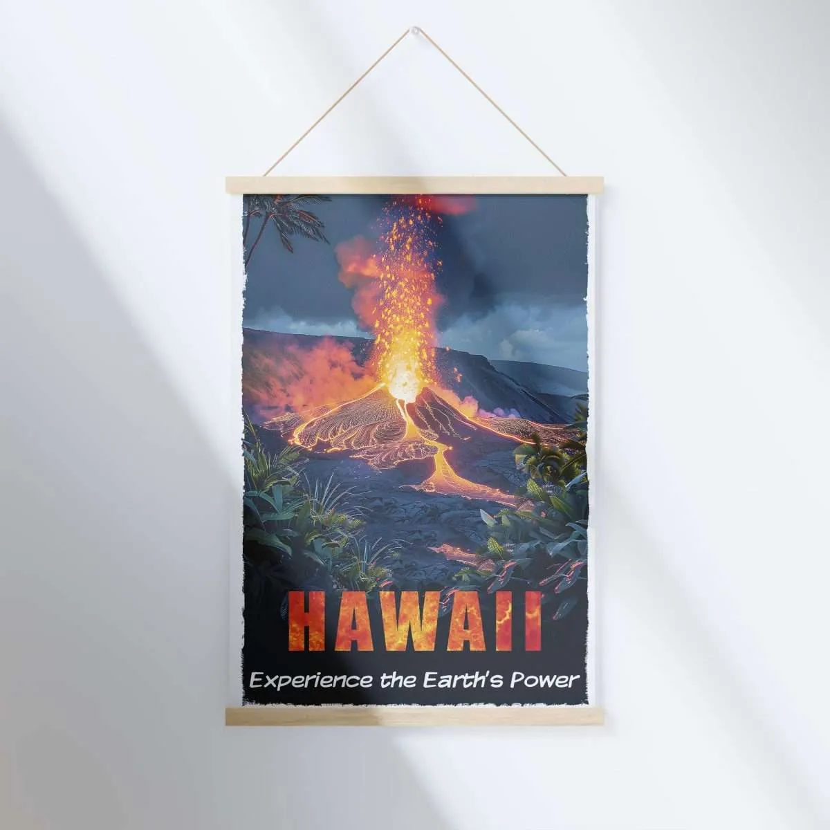 Hawaii Experience The Earth's Power Hanger Poster UnitedWorldMemories