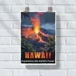 Hawaii Experience The Earth's Power Poster UnitedWorldMemories