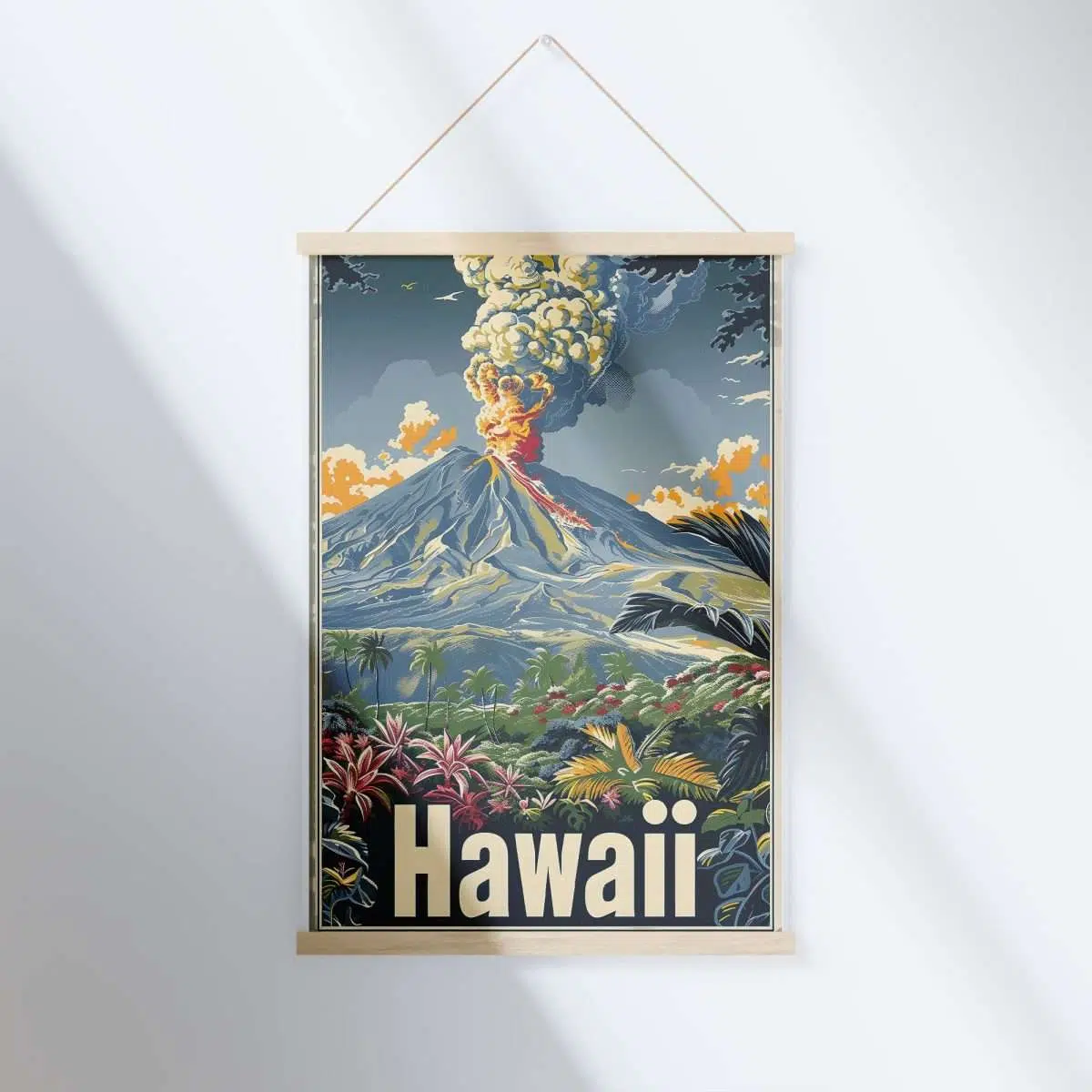 Hawaii Volcanic Visions Hanger Poster UnitedWorldMemories