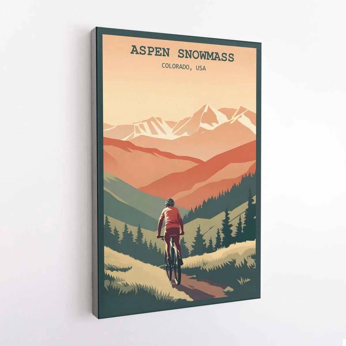 Aspen Snowmass Elevation Adventure Canvas UnitedWorldMemories