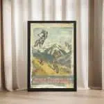 Aspen Snowmass Vintage Mountain Thrills Framed Poster UnitedWorldMemories