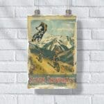 Aspen Snowmass Vintage Mountain Thrills Poster UnitedWorldMemories