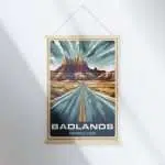 Badlands National Park Wild Beauty Hanger Poster UnitedWorldMemories