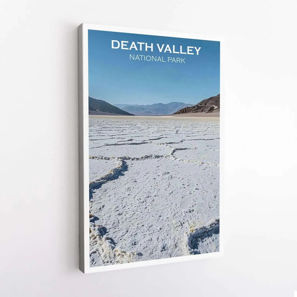 Death Valley National Park Badwater Basin Brilliance Canvas UnitedWorldMemories