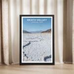 Death Valley National Park Badwater Basin Brilliance Framed Poster UnitedWorldMemories