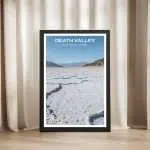 Death Valley National Park Badwater Basin Brilliance Framed Poster UnitedWorldMemories