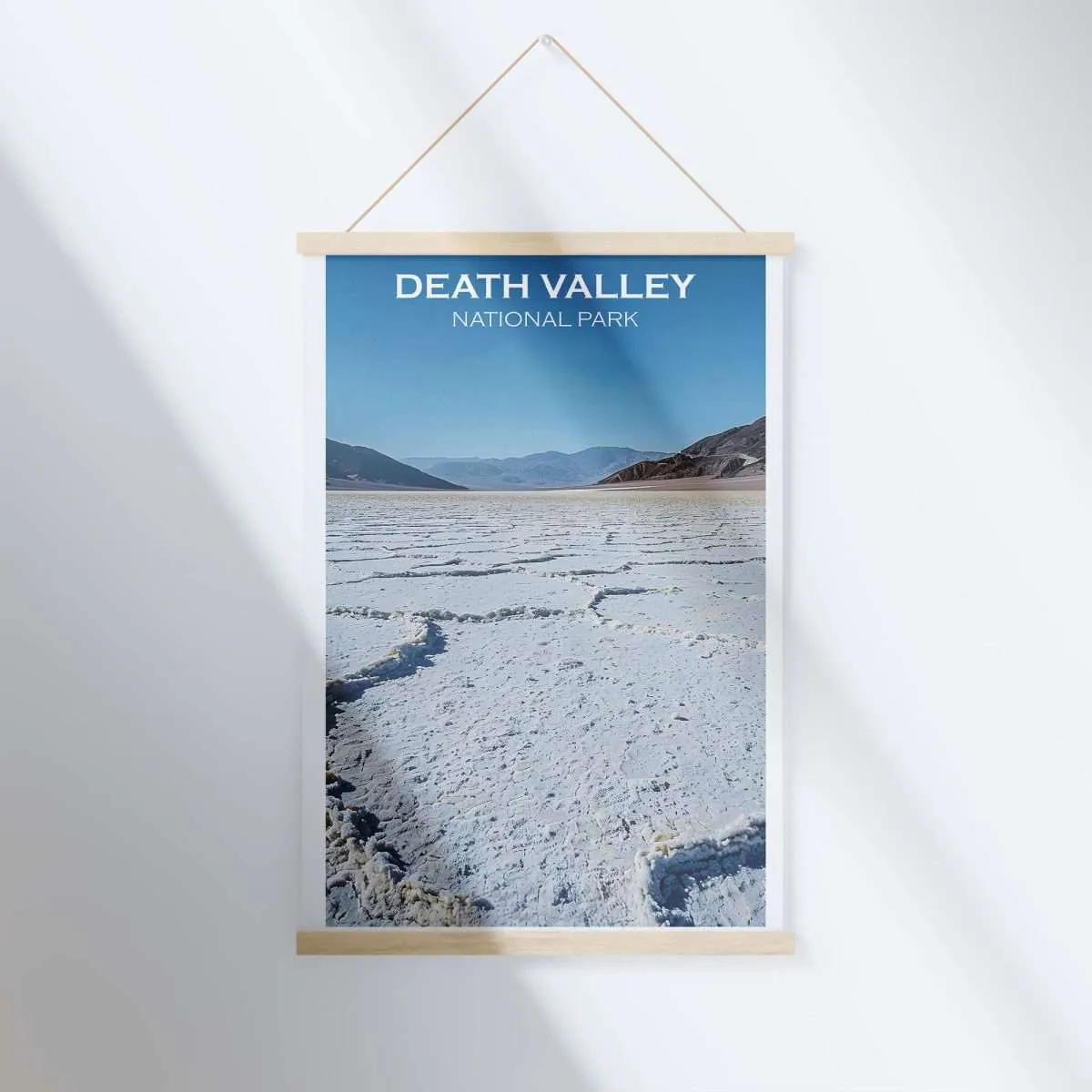 Death Valley National Park Badwater Basin Brilliance Hanger Poster UnitedWorldMemories