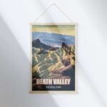 Death Valley National Park Zabriskie Point Zenith Hanger Poster UnitedWorldMemories