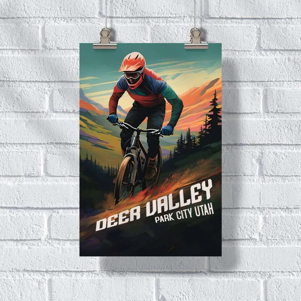 Deer Valley Park City Poster UnitedWorldMemories