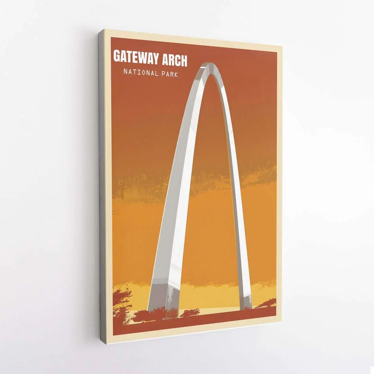 Gateway Arch National Park St. Louis Splendor Canvas UnitedWorldMemories