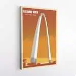 Gateway Arch National Park St. Louis Splendor Canvas UnitedWorldMemories