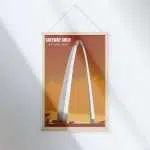 Gateway Arch National Park St. Louis Splendor Hanger Poster UnitedWorldMemories