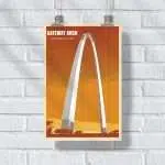 Gateway Arch National Park St. Louis Splendor Poster UnitedWorldMemories