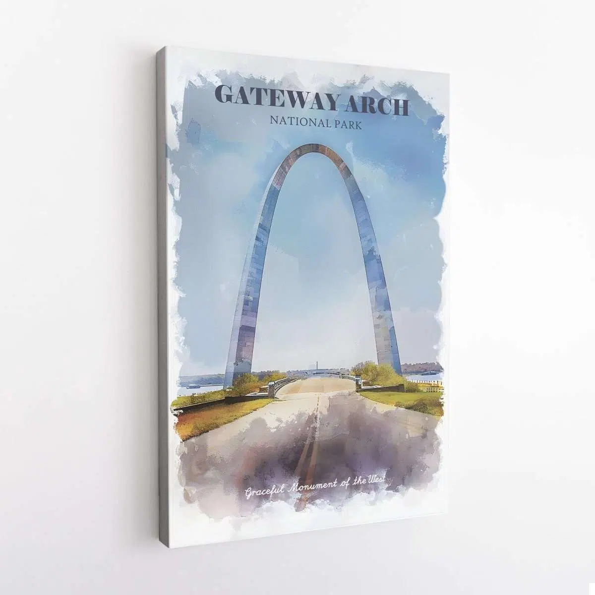 Gateway Arch National Park Timeless Elegance Canvas UnitedWorldMemories