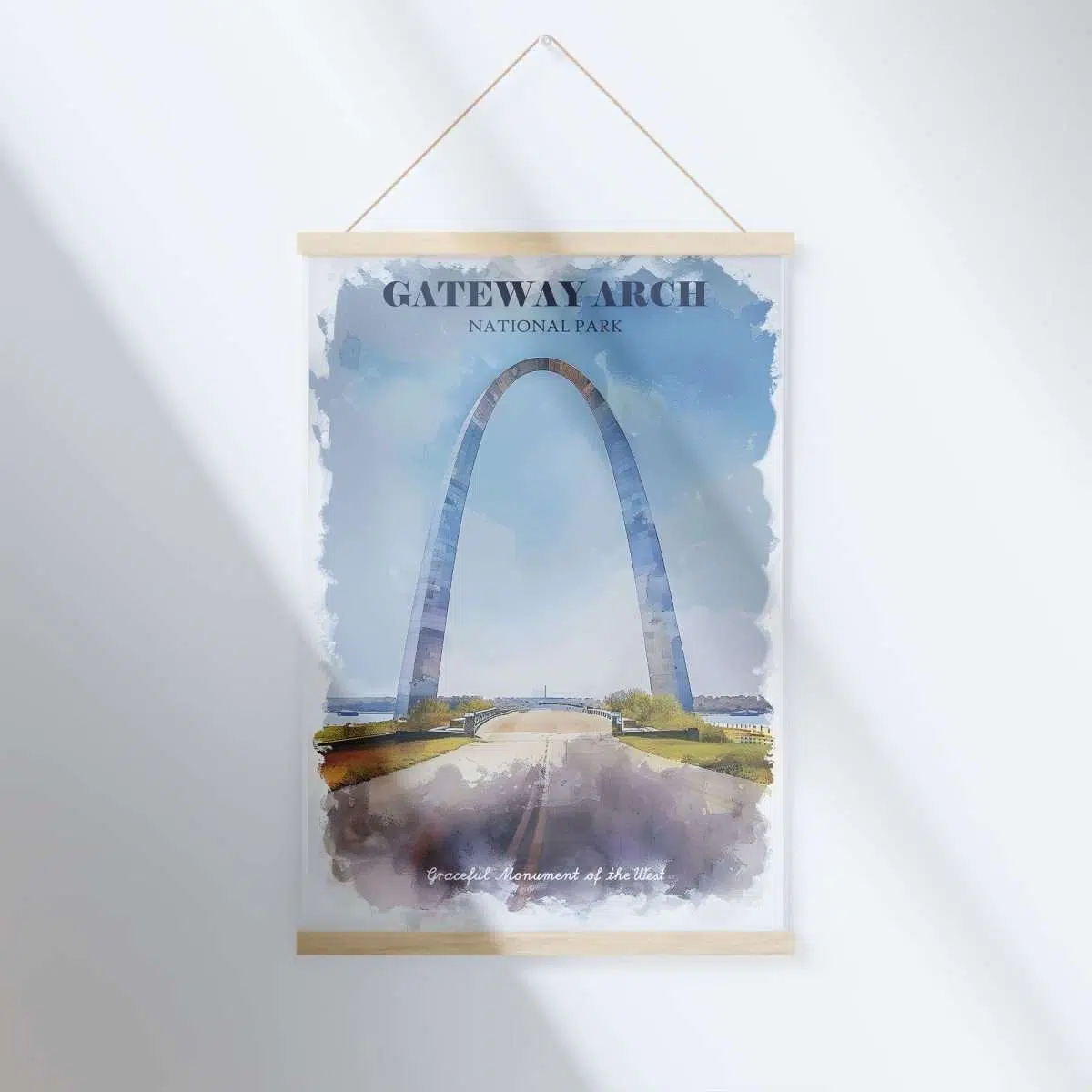 Gateway Arch National Park Timeless Elegance Hanger Poster UnitedWorldMemories