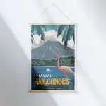 Hawaiʻi Volcanoes National Park Volcanic Elegance Hanger Poster UnitedWorldMemories