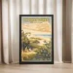 Indiana Dunes National Park Coastal Dreams Framed Poster UnitedWorldMemories