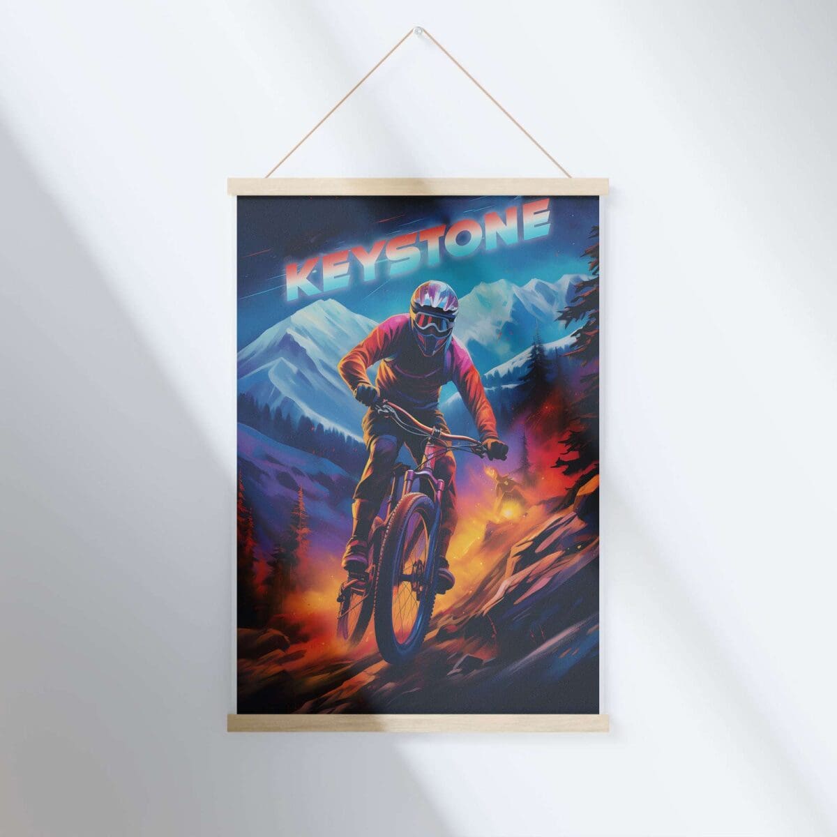 Keystone Bike Park Epic Trails Await Hanger Poster UnitedWorldMemories