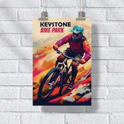 Keystone Bike Park Trailblazing Thrills Poster UnitedWorldMemories