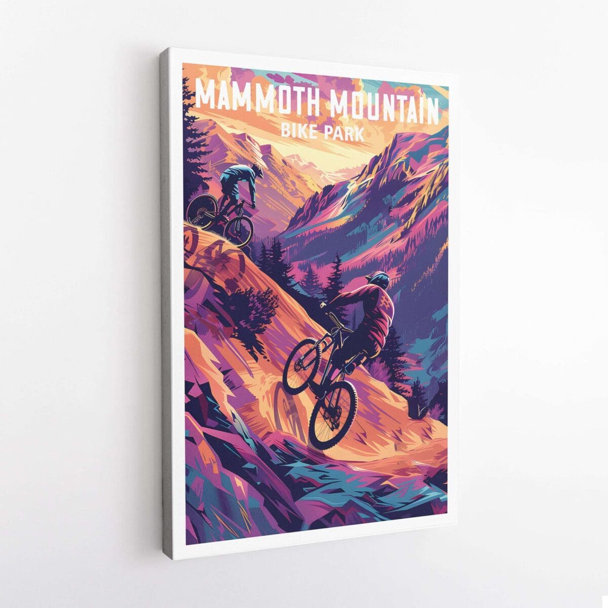 Mammoth Bike Park Trailblazing Adventure Canvas UnitedWorldMemories