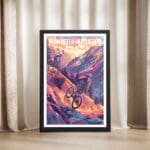 Mammoth Bike Park Trailblazing Adventure Framed Poster UnitedWorldMemories