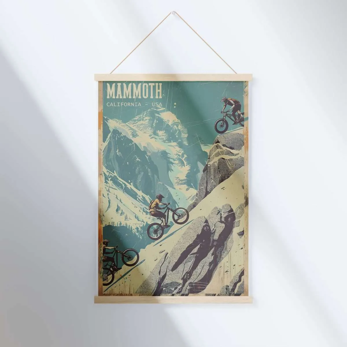 Mammoth Bike Park Vintage Summit Ride Hanger Poster UnitedWorldMemories