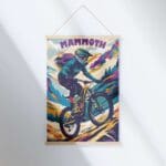 Mammoth Bike Park Woman Trailblazer Hanger Poster UnitedWorldMemories