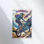 Mammoth Bike Park Woman Trailblazer Hanger Poster UnitedWorldMemories