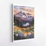 Mount Rainier National Park Majesty Canvas UnitedWorldMemories