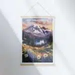 Mount Rainier National Park Majesty Hanger Poster UnitedWorldMemories