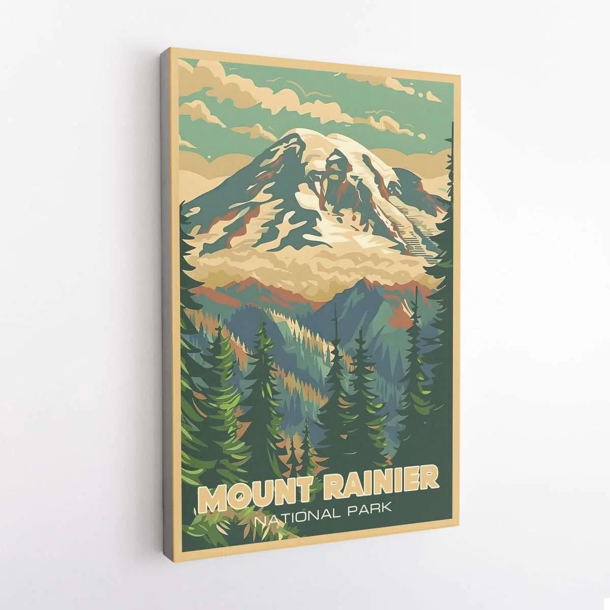 Mount Rainier National Park Timeless Beauty Canvas UnitedWorldMemories