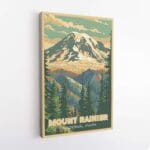 Mount Rainier National Park Timeless Beauty Canvas UnitedWorldMemories