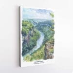 New River Gorge National Park Timeless Tranquility Canvas UnitedWorldMemories