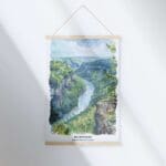 New River Gorge National Park Timeless Tranquility Hanger Poster UnitedWorldMemories