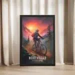 Northstar Bike Park Epic Trails Framed Poster UnitedWorldMemories