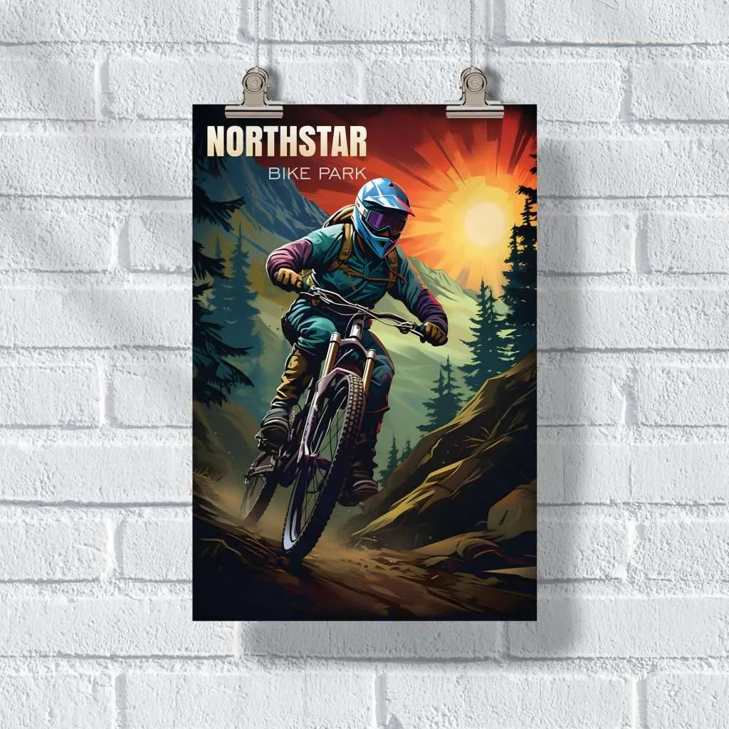 Northstar Bike Park Extreme Poster UnitedWorldMemories