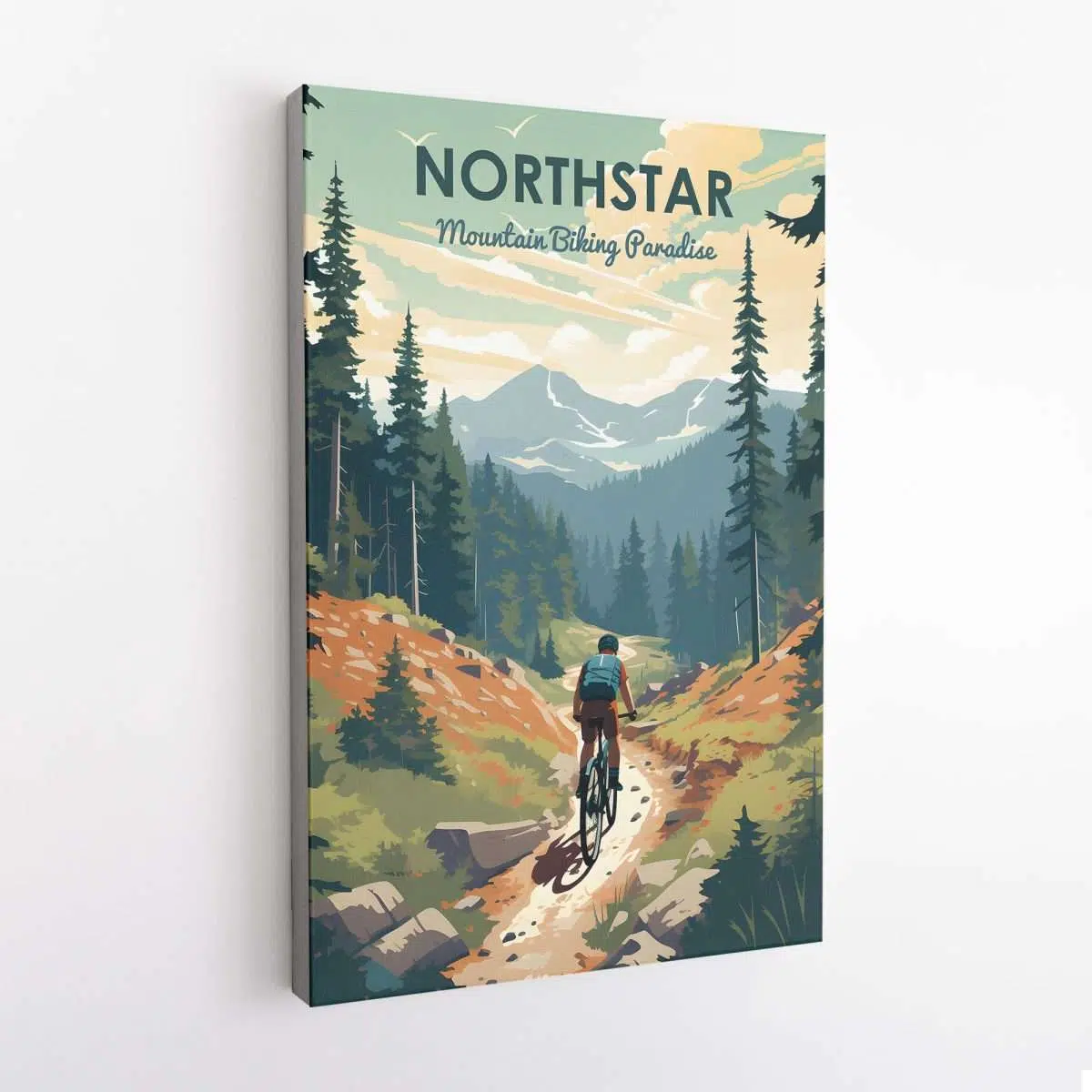 Northstar Mountain Biking Paradise Canvas UnitedWorldMemories