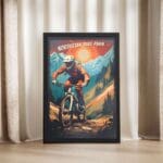 Northstar Mountain Trailblazing Thrills Framed Poster UnitedWorldMemories