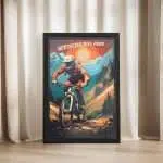 Northstar Mountain Trailblazing Thrills Framed Poster UnitedWorldMemories