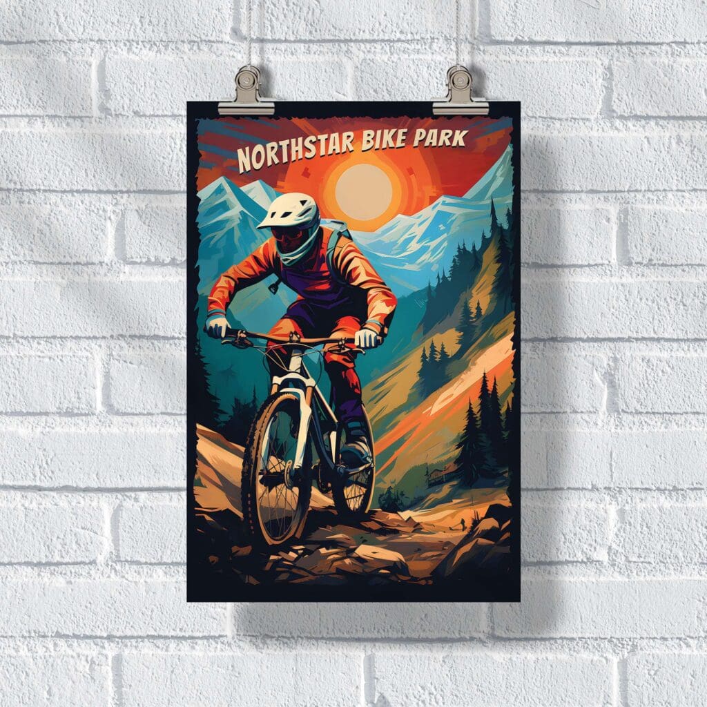 Northstar Mountain Trailblazing Thrills Poster UnitedWorldMemories