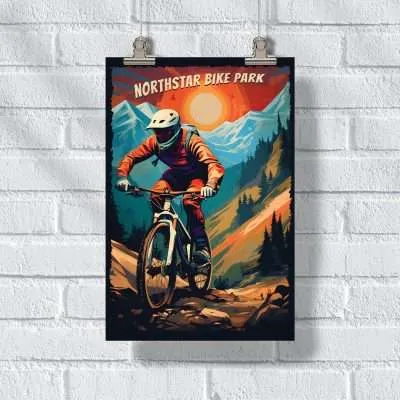 Northstar Mountain Trailblazing Thrills Poster UnitedWorldMemories