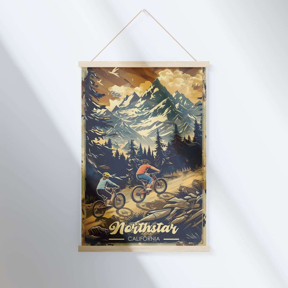 Northstar Retro Couple Hanger Poster UnitedWorldMemories