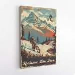 Northstar Vintage Mountain Adventure Canvas UnitedWorldMemories