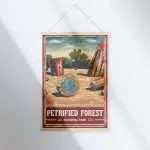 Petrified Forest National Park Vibrant Majesty Hanger Poster UnitedWorldMemories