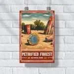 Petrified Forest National Park Vibrant Majesty Poster UnitedWorldMemories