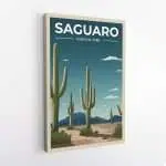 Saguaro National Park Cactus Wilderness Canvas UnitedWorldMemories