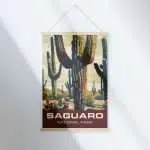 Saguaro National Park Desert Giants Hanger Poster UnitedWorldMemories