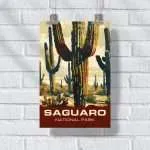 Saguaro National Park Desert Giants Poster UnitedWorldMemories