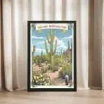 Saguaro National Park Desert Majesty Framed Poster UnitedWorldMemories